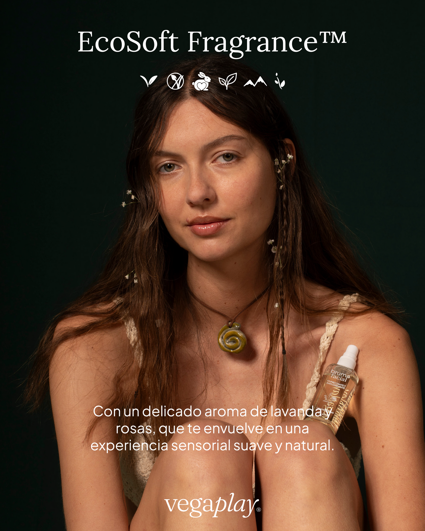 Serum Facial Noche - Colágeno Vegetal y Rosa Mosqueta VegaPlay
