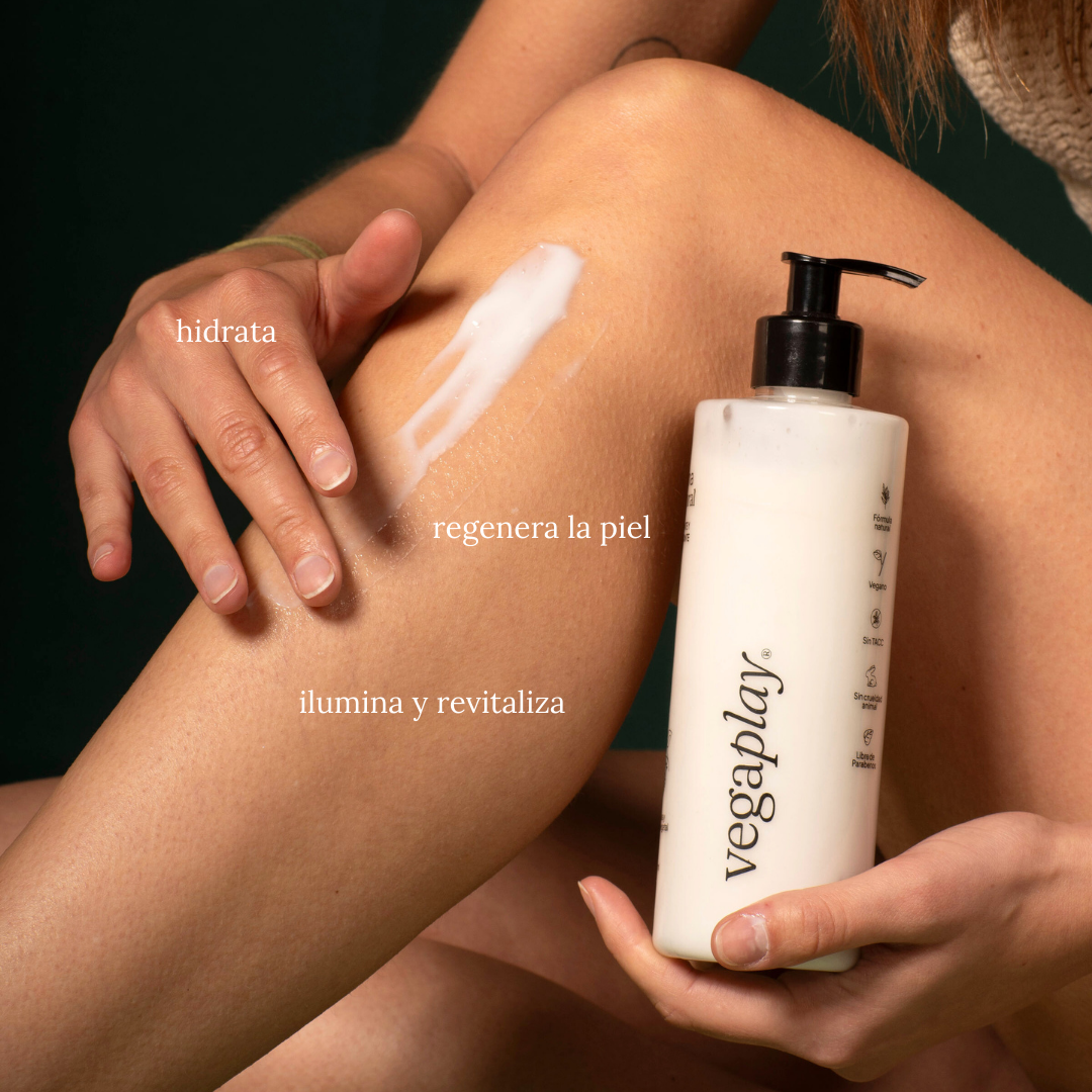 VEGAPLAY ® CREMA CORPORAL - Frambuesa y Colágeno Vegetal