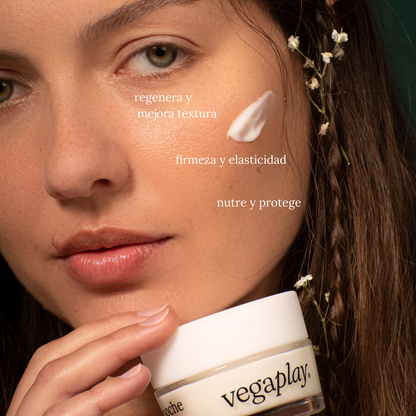 VEGAPLAY ® CREMA FACIAL DE DÍA - Iluminación e Hidratación