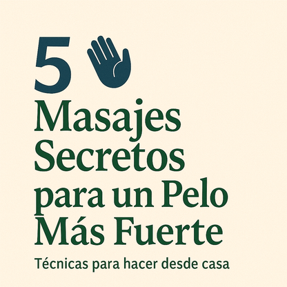 Fortalecé tu Pelo Naturalmente: E-book + Audiolibro con Técnicas de Masaje Capilar