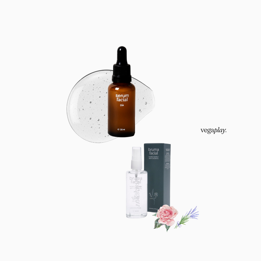 KIT VEGAPLAY ® FACIAL SERUM + BRUMA HIDRATACION Y GLOW