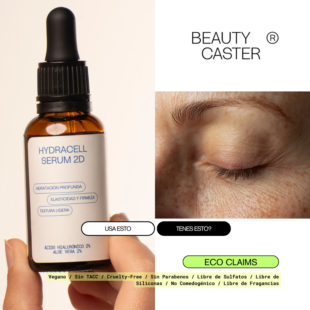 BEAUTYCASTER ® SERUM FACIAL HYDRACELL 2D - Acido Hialuronico 2%