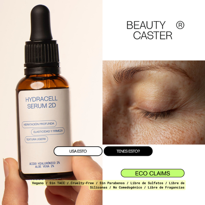 BEAUTYCASTER ® SERUM FACIAL HYDRACELL 2D - Acido Hialuronico 2%