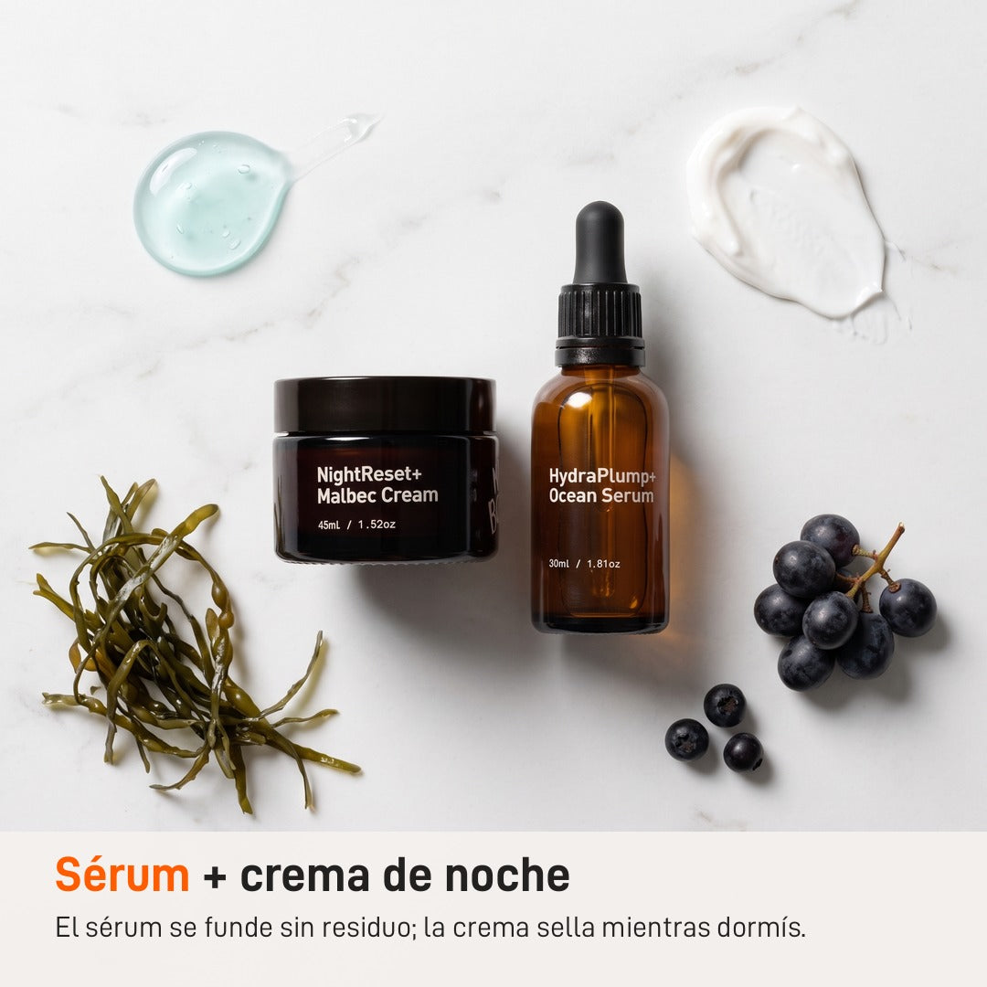 Sérum y crema de noche para cuello