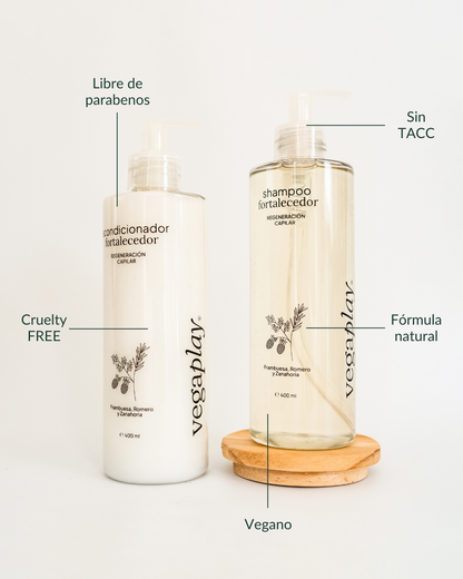 KIT VEGAPLAY® RUTINA CAPILAR FUERZA + REPARACION COMPLETA
