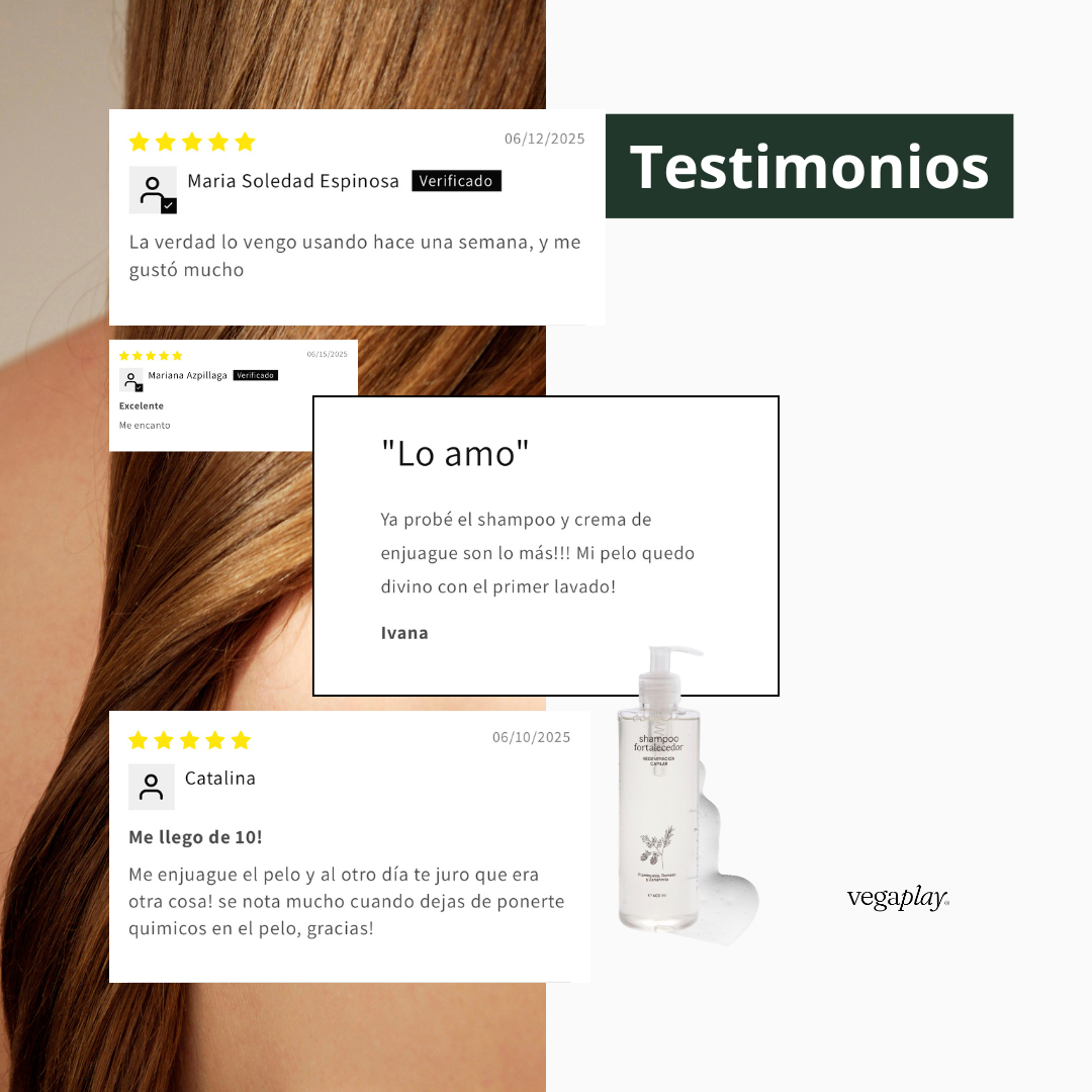 KIT VEGAPLAY® RUTINA CAPILAR FUERZA + REPARACION COMPLETA