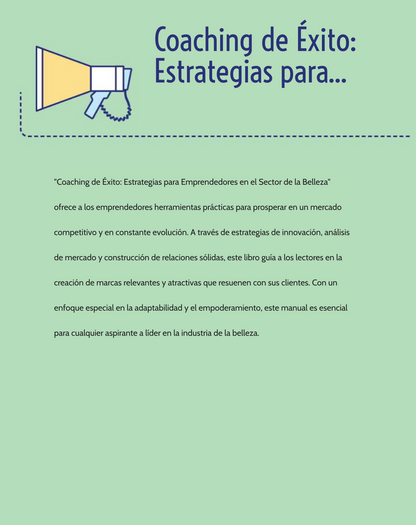 📗 Ebook - C O A C H I N G  - PARA EL ÉXITO EN BEAUTY