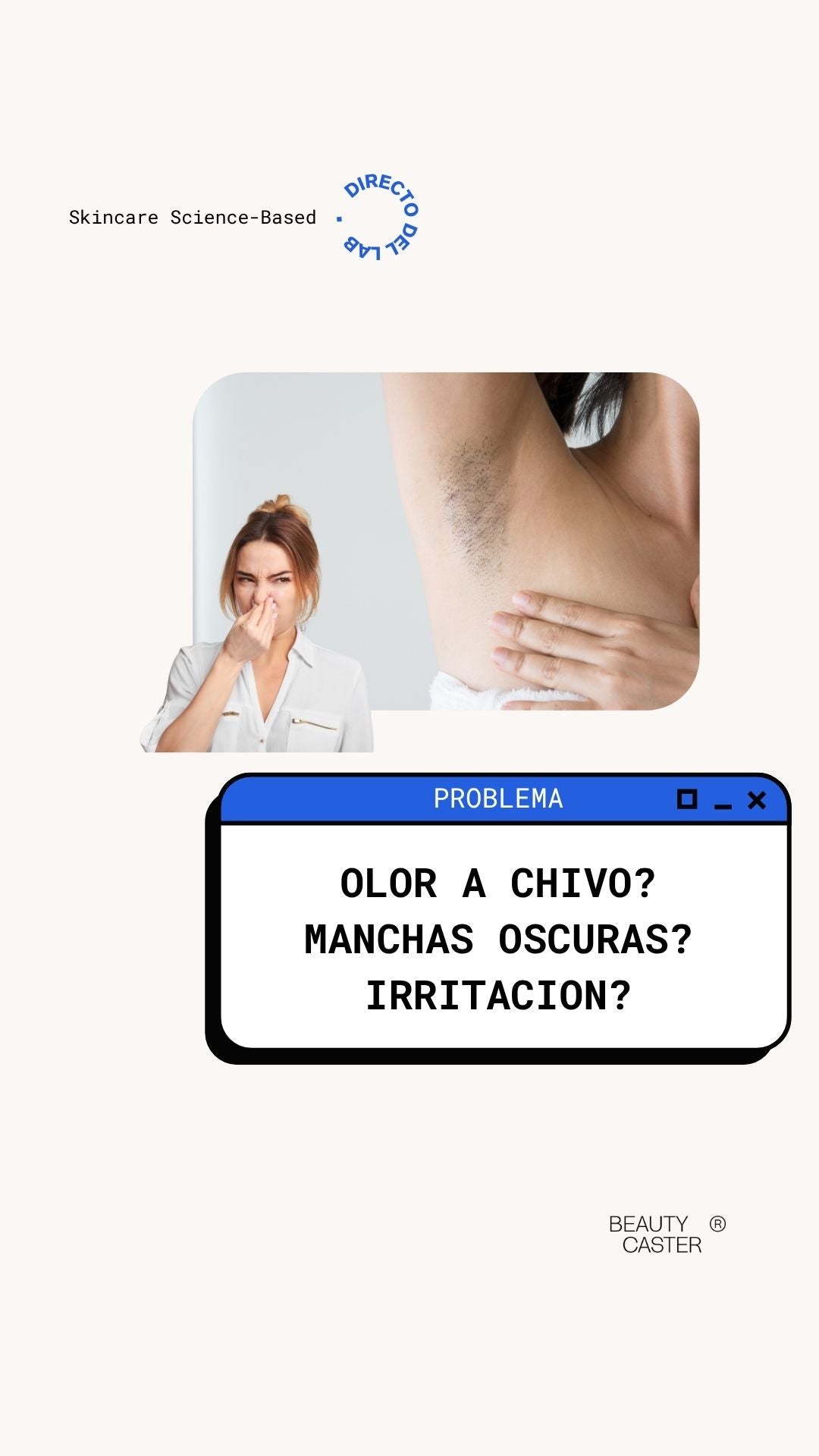 KIT BEAUTYCASTER® CHAU MAL OLOR + CLARIDAD SUAVE (Gluconolactona + Ácido Hialurónico)