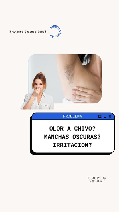 KIT BEAUTYCASTER® CHAU MAL OLOR + CLARIDAD SUAVE (Gluconolactona + Ácido Hialurónico)