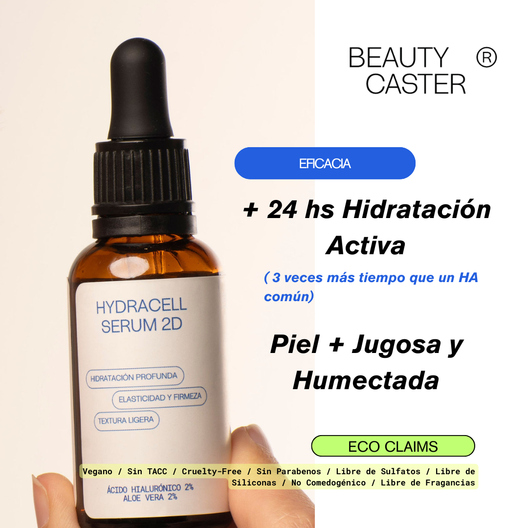 BEAUTYCASTER ® SERUM FACIAL HYDRACELL 2D - Acido Hialuronico 2%