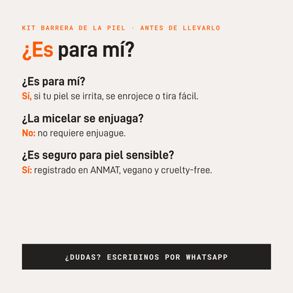Antes de llevarlo: dudas frecuentes sobre el Kit Barrera de la Piel