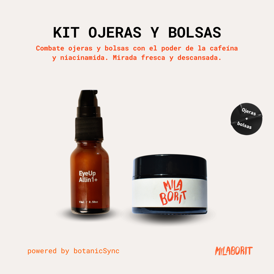 Kit Tratamiento Ojeras + Bolsas Milaborit - Kit skincare Milaborit
