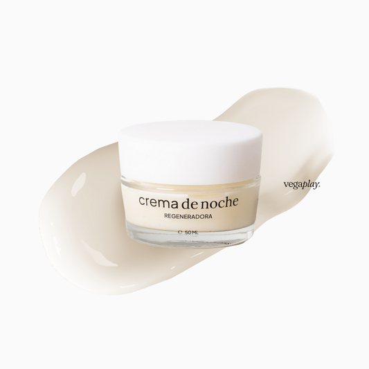VEGAPLAY ® CREMA FACIAL DE NOCHE - Repara Barrera de la Piel