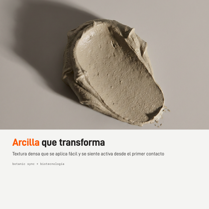 Energy + Detox Mask Milaborit - textura arcilla