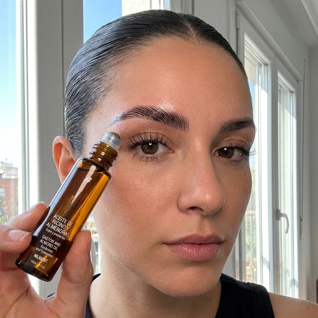 Aceite de Ricino y Almendras · Cejas y Pestañas Milaborit