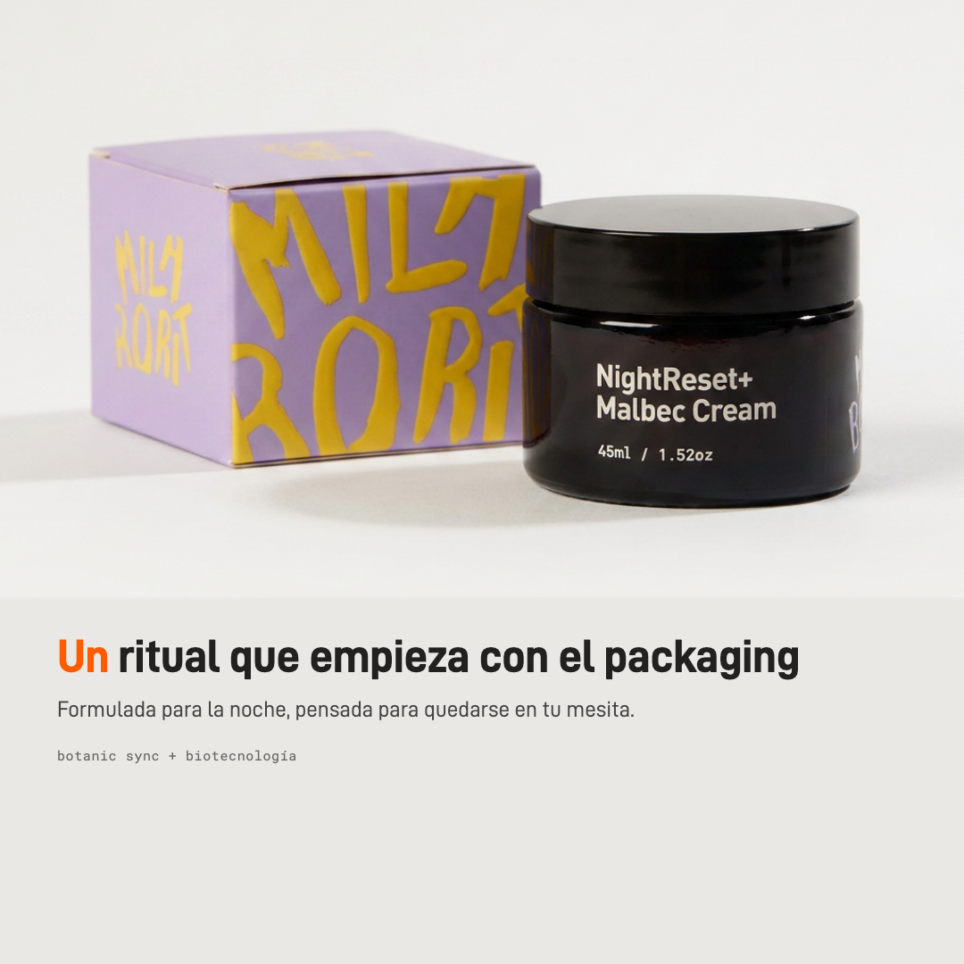 Night Reset Malbec Cream Milaborit - La Beautyneta