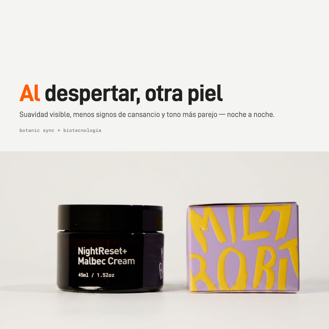 Night Reset Malbec Cream Milaborit - La Beautyneta