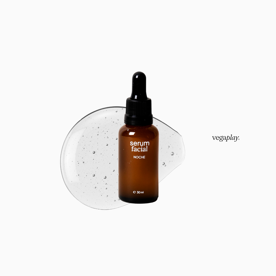 VEGAPLAY ® SERUM FACIAL NOCHE - Colágeno Vegetal y Rosa Mosqueta