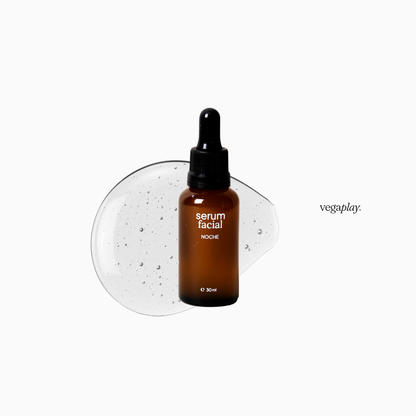 VEGAPLAY ® SERUM FACIAL NOCHE - Colágeno Vegetal y Rosa Mosqueta