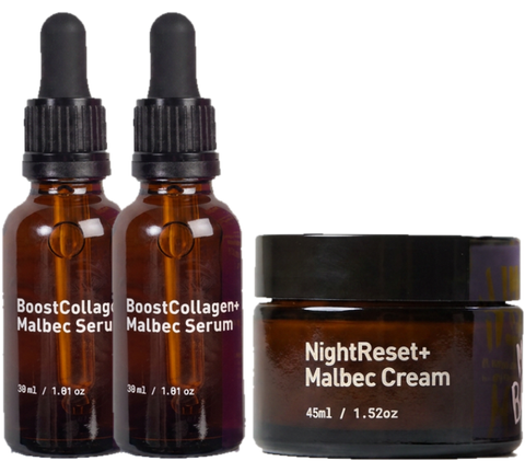 Kit Reafirmante Phytocolágeno + Malbec — Milaborit y 1 Boost Collagen Malbec Serum Milaborit
